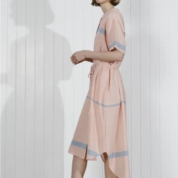 Apiece Apart Pink Flutter Sleeve Sundress - Picture 3 of 5